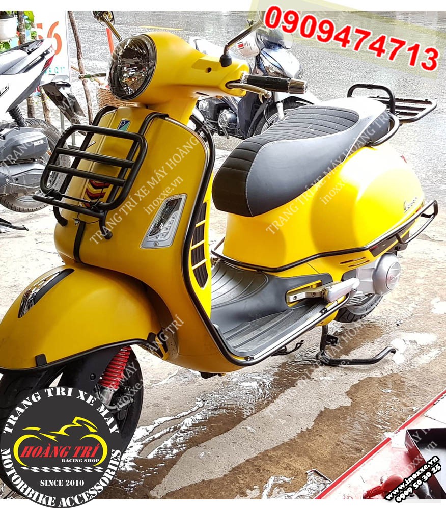 Khung bảo vệ Vespa GTS sơn tĩnh điện .